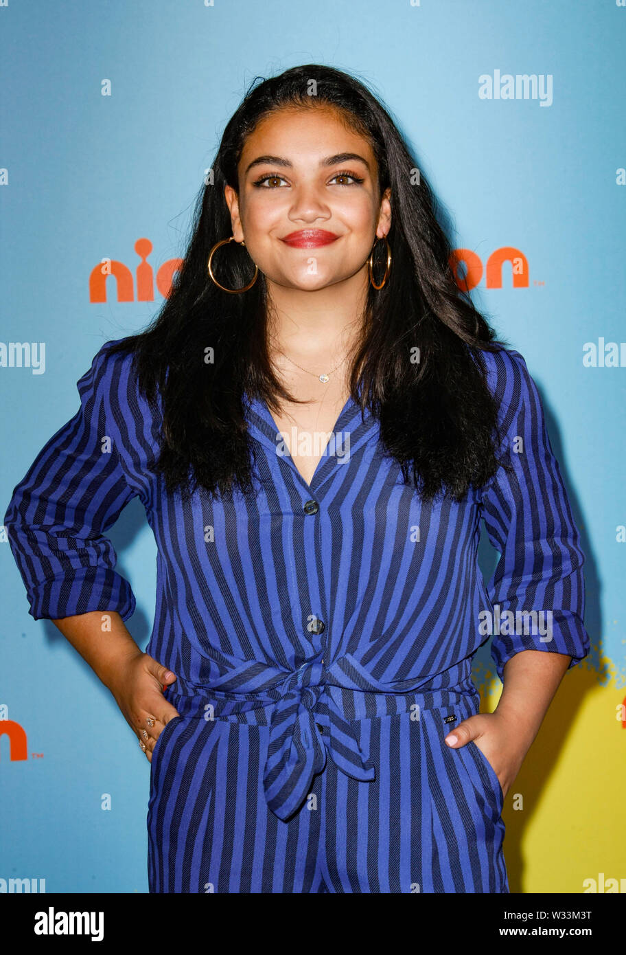 Santa Monica, California, USA. 11th July 2019. Laurie Hernandez arrives