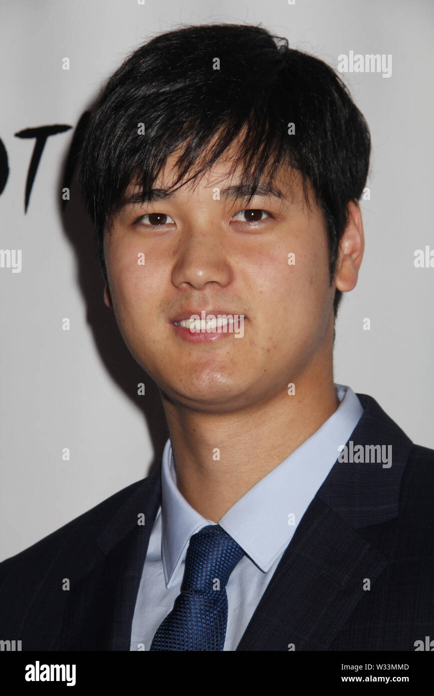 Shohei Ohtani 07/11/2019 Japan America Society 110th Anniversary Dinner & Gala Celebration held at the Angele Stadium in Anaheim, CA Photo by Izumi Hasegawa/HollywoodNewsWire.co Credit: Hollywood News Wire Inc./Alamy Live News Stock Photo