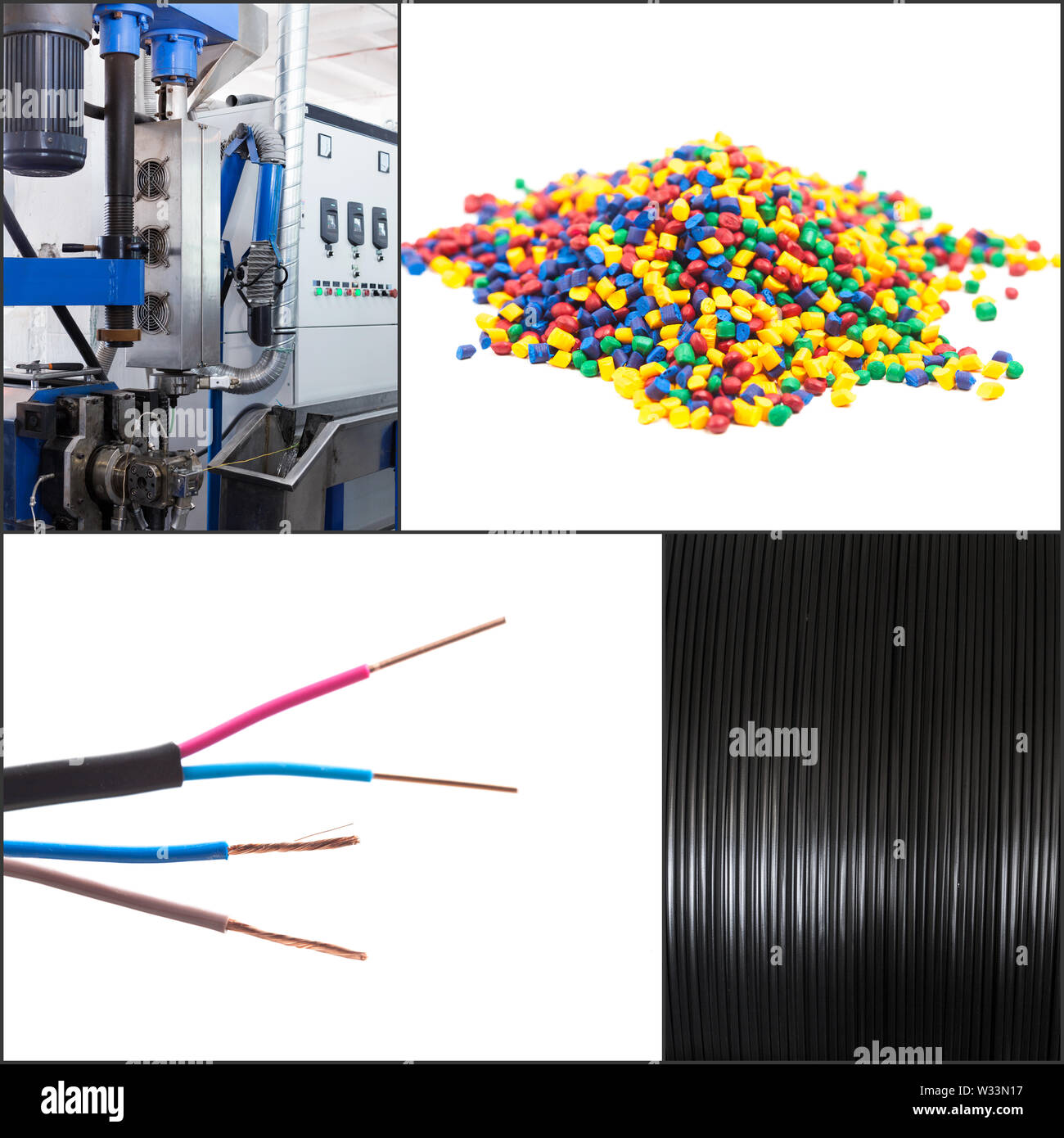 electrician tools and accessories Stock Photo