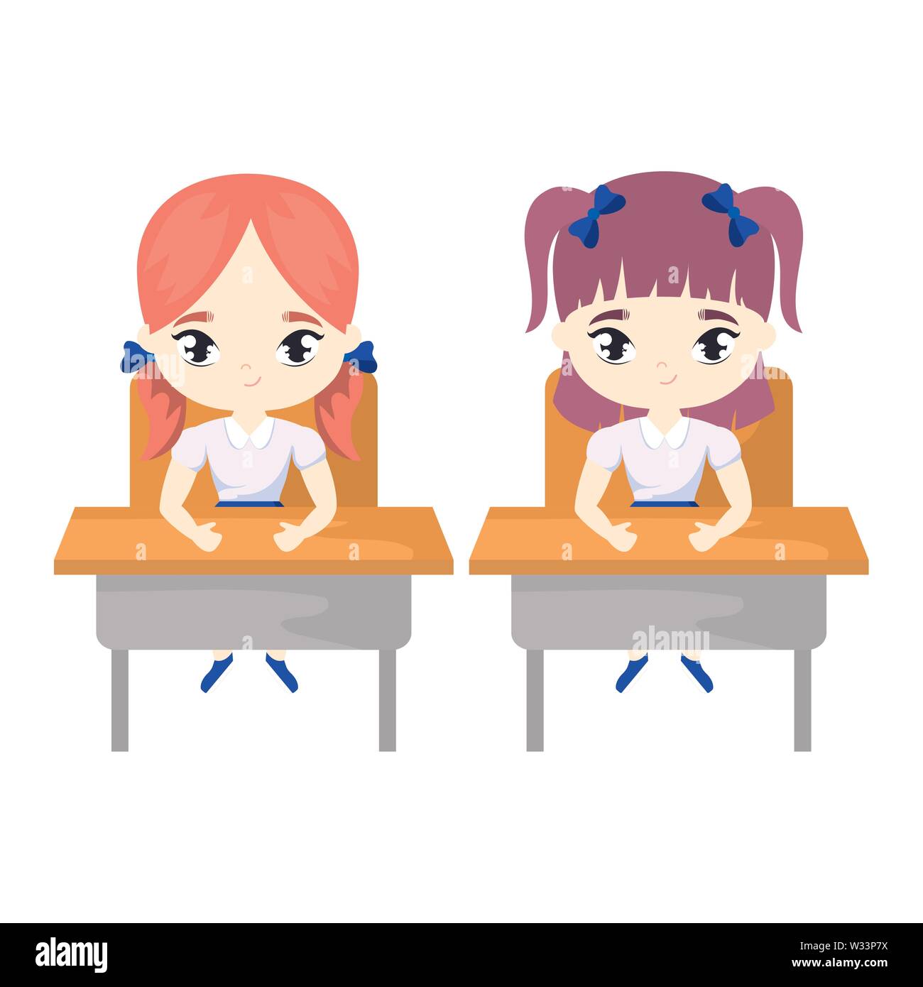 girls student desk
