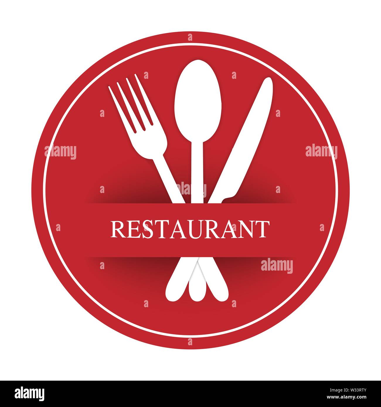 Template for design and decoration of restaurant menu, catering or