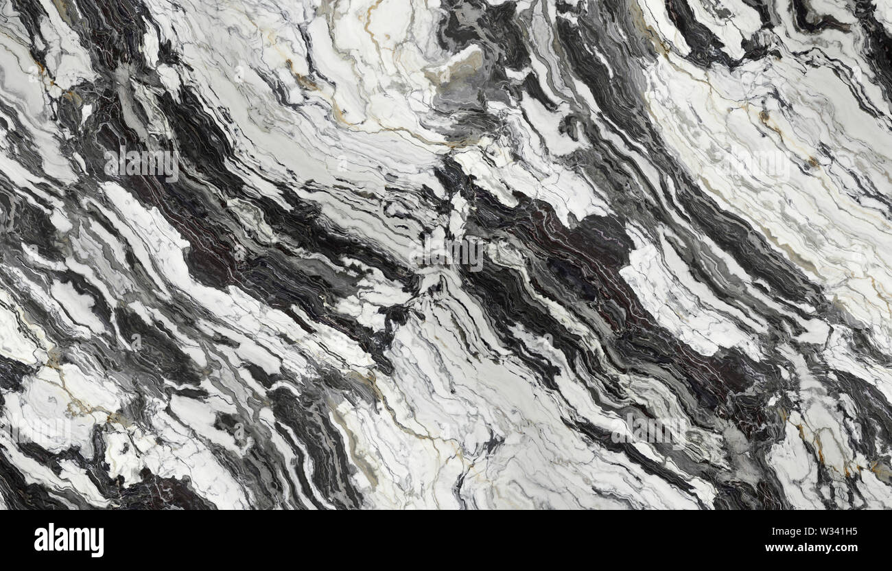 Black and White marble pattern with curly grey and black veins. Abstract  texture and background. 2D illustration Stock Photo - Alamy
