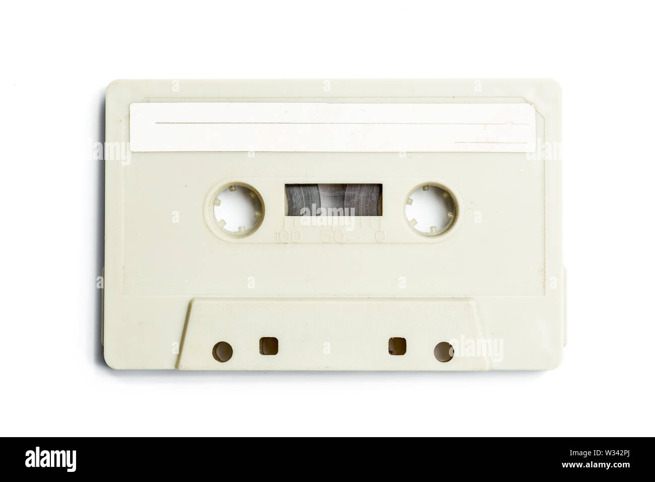 vintage cassette tape isolated white background Stock Photo - Alamy