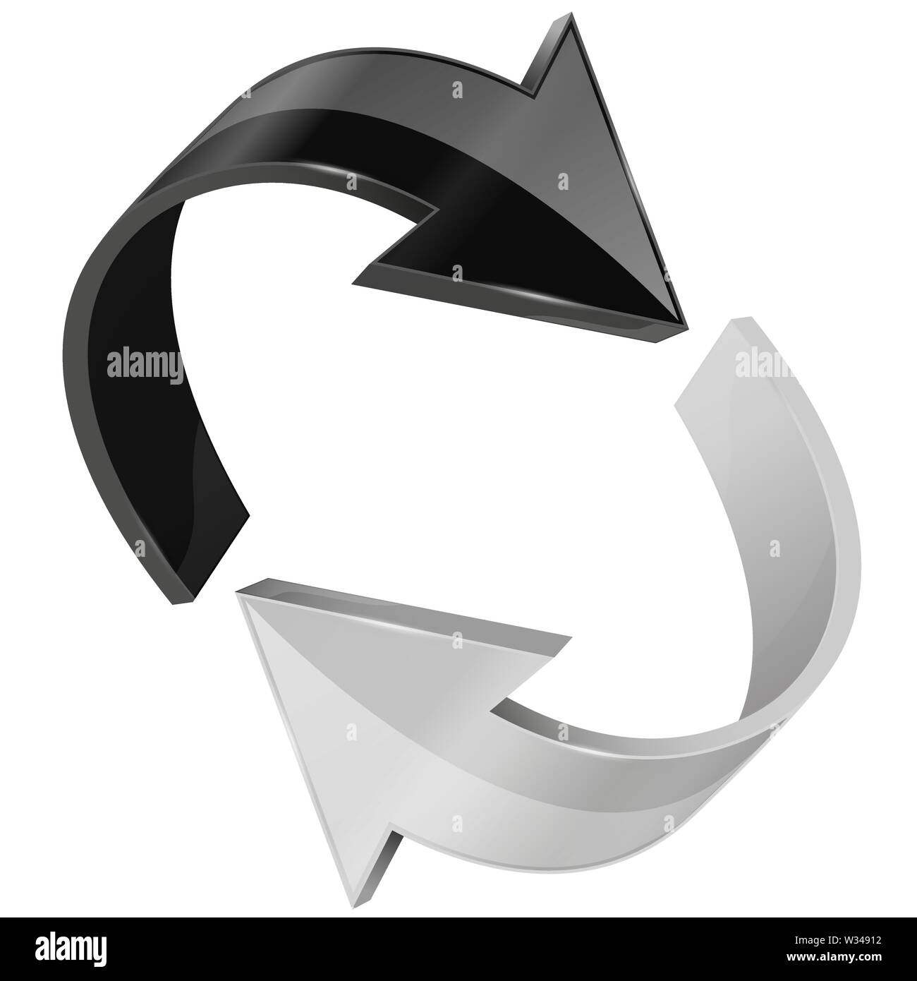 Black and white arrows set Stock Vector Image & Art - Alamy