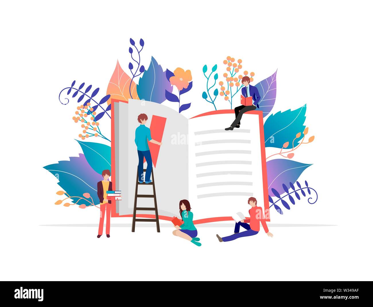 Poster And Banner With Animal Character Vector Concept Book