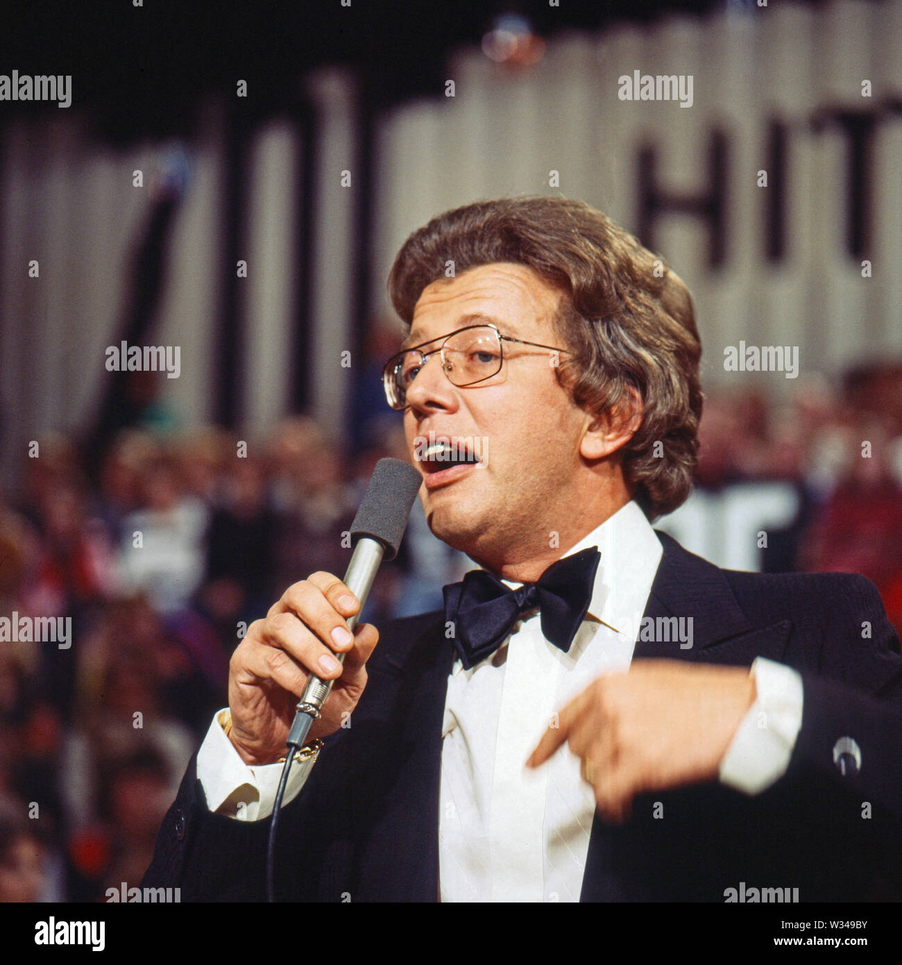 ZDF Hitparade, Musiksendung, Deutschland 1969 - 2000, Moderator Dieter Thomas Heck Stock Photo