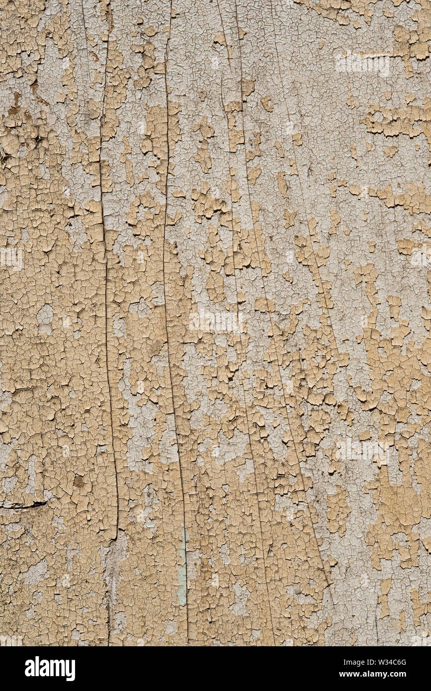 Timber Flaking Cracked and flaking painted wood Stock Photo - Alamy
