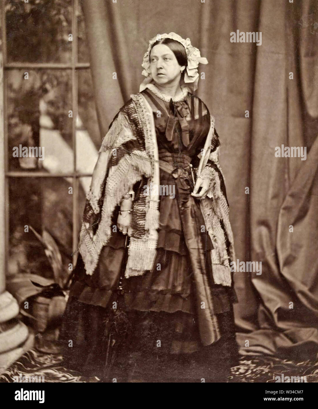QUEEN VICTORIA (1819-1901) British Monarch in 1860 Stock Photo