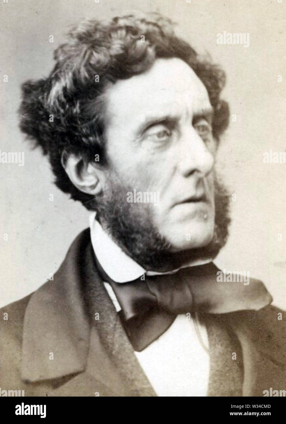 ANTHONY ASHLEY-COOPER,7th Earl of Shaftesbury (1801-1885) British politician, social reformer and philanthropist Stock Photo