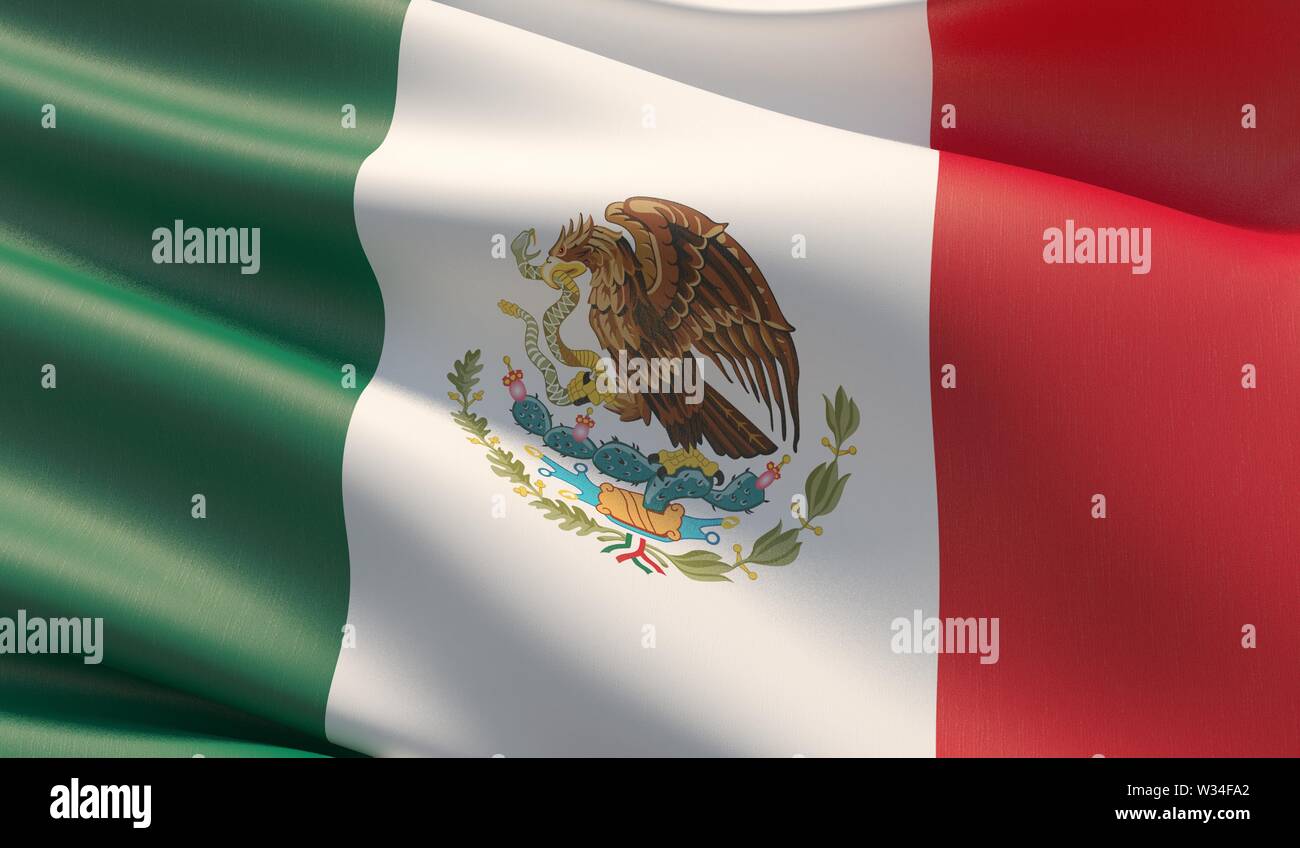 high-resolution-close-up-flag-of-mexico-3d-illustration-stock-photo