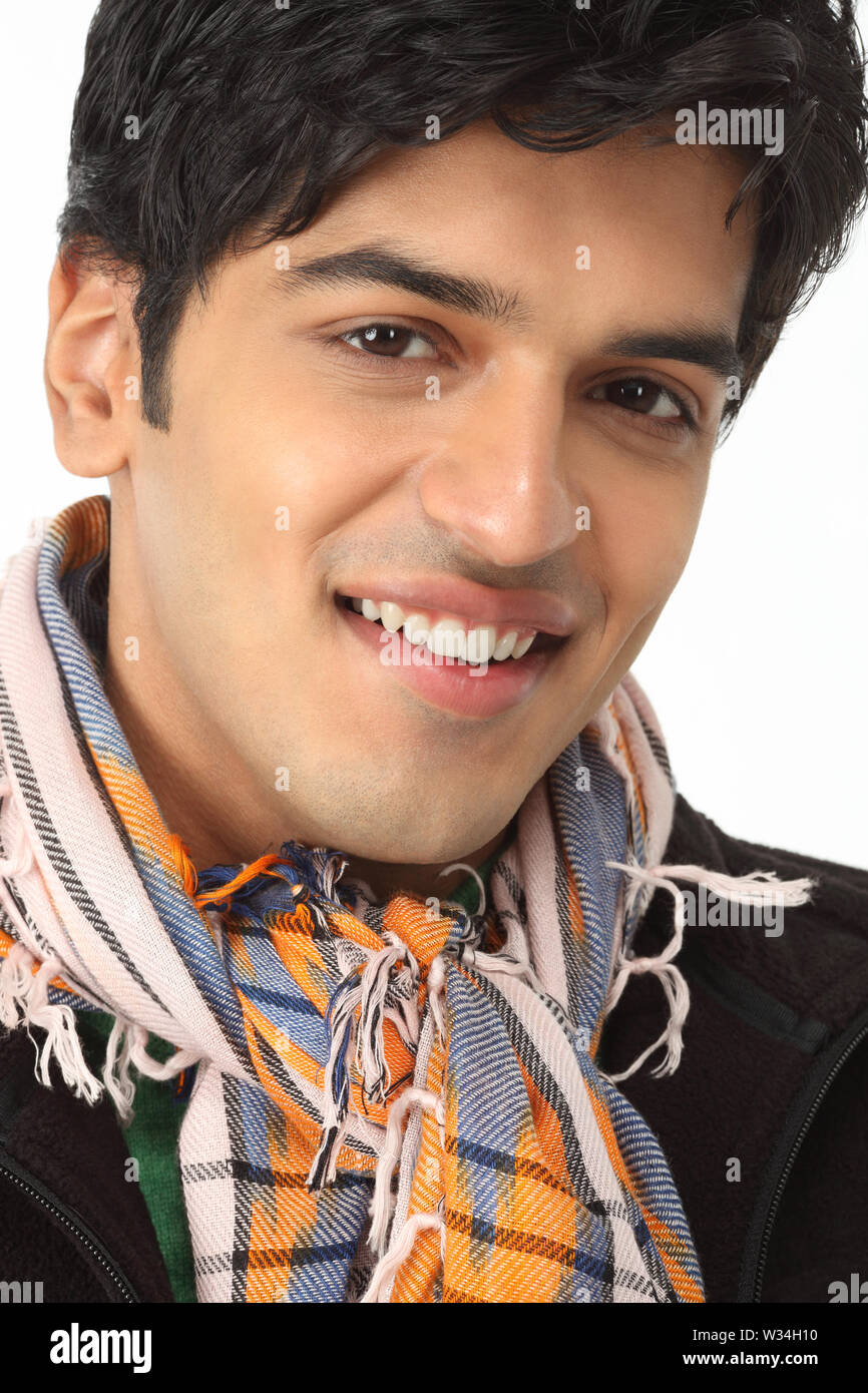 Portrait of a man smiling Stock Photo - Alamy