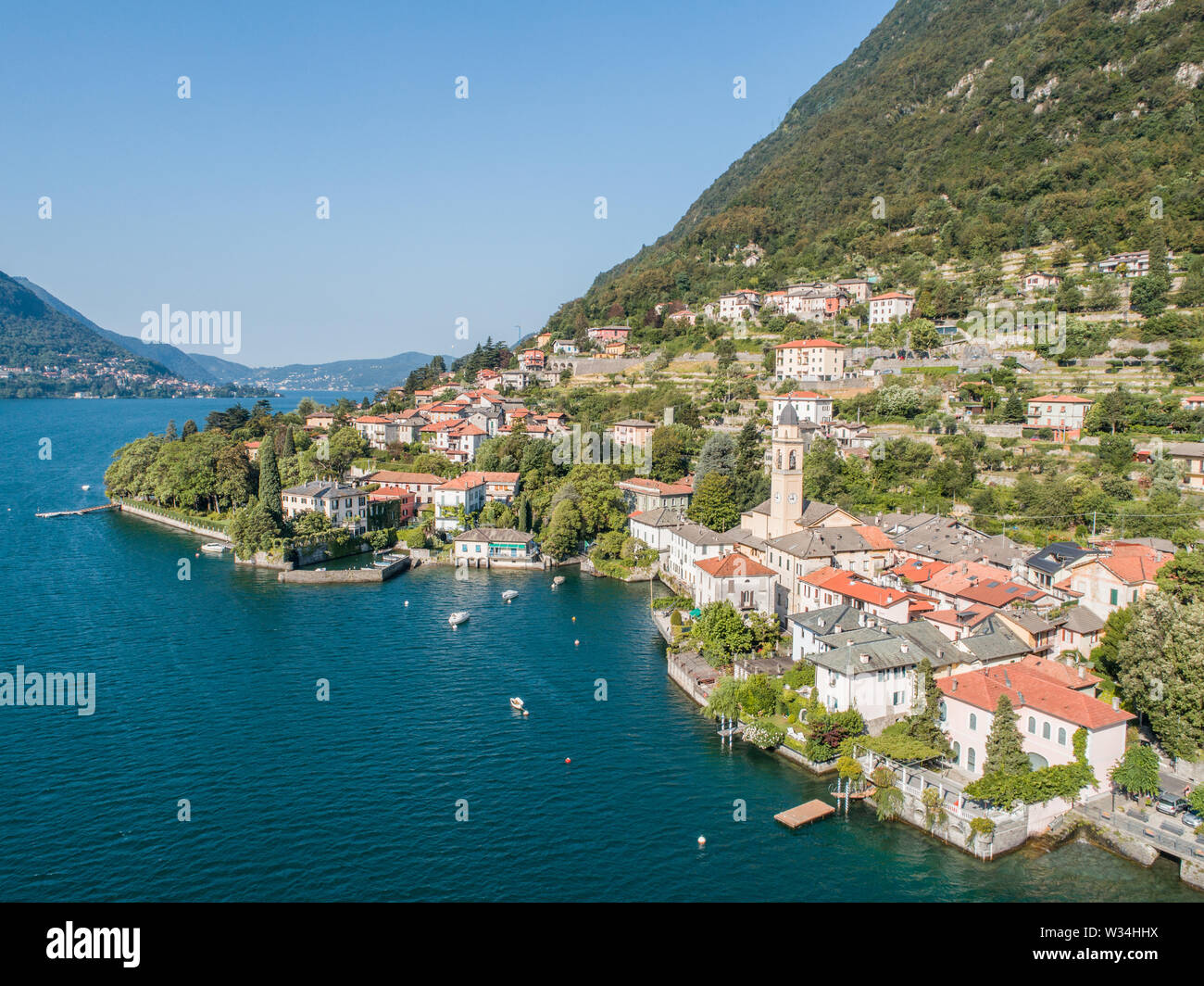 Village Of Laglio Lake Of Como Italy Stock Photo Alamy