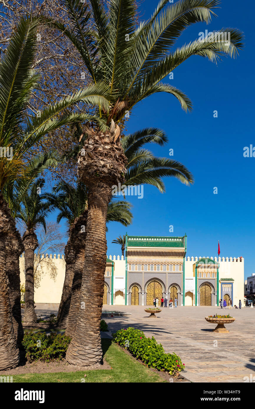 Morocco, Fez: the Royal Palace (Dar el Makhzen Stock Photo - Alamy