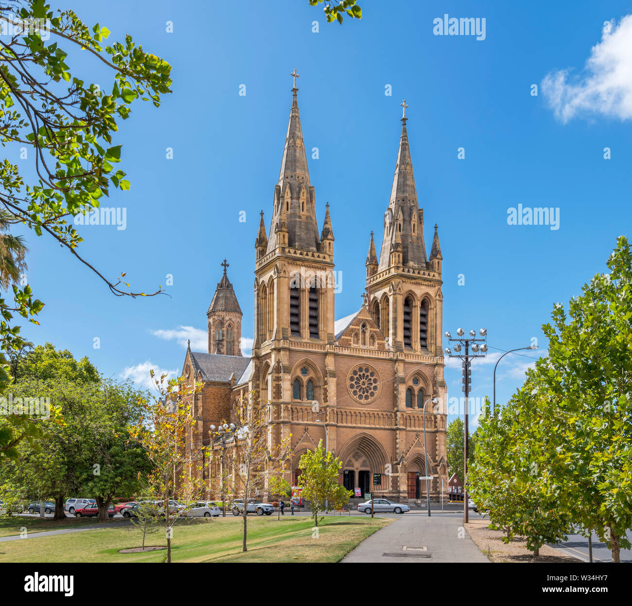 St Peter's Cathedral, Adelaide, South Australia, Australia Stock Photo