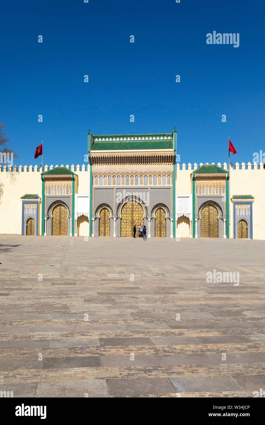 Morocco, Fez: the Royal Palace (Dar el Makhzen Stock Photo - Alamy