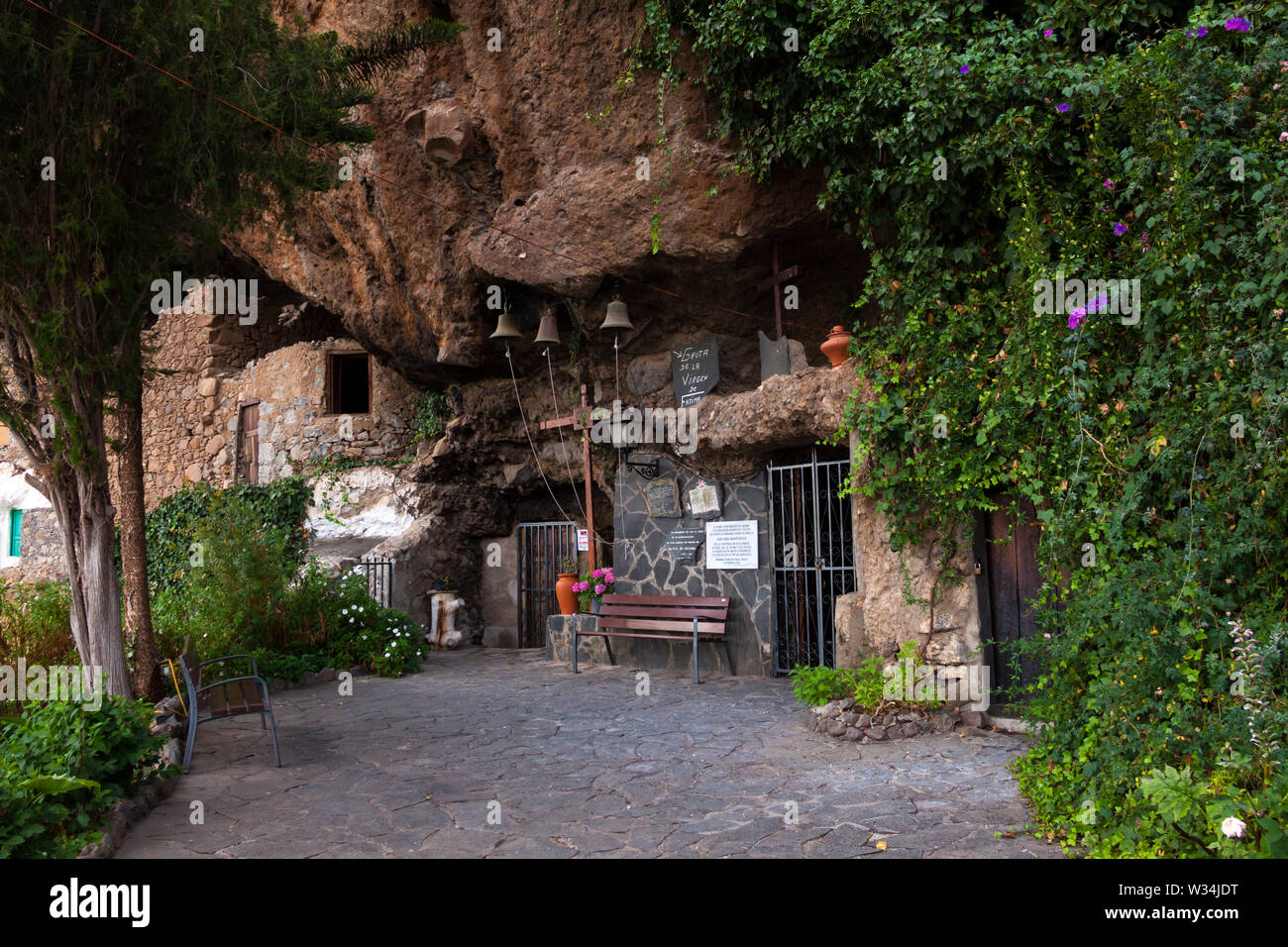 Santuario Cueva de La Virgen de Fátima, Gáldar, Gran Canaria, España - Stock Image