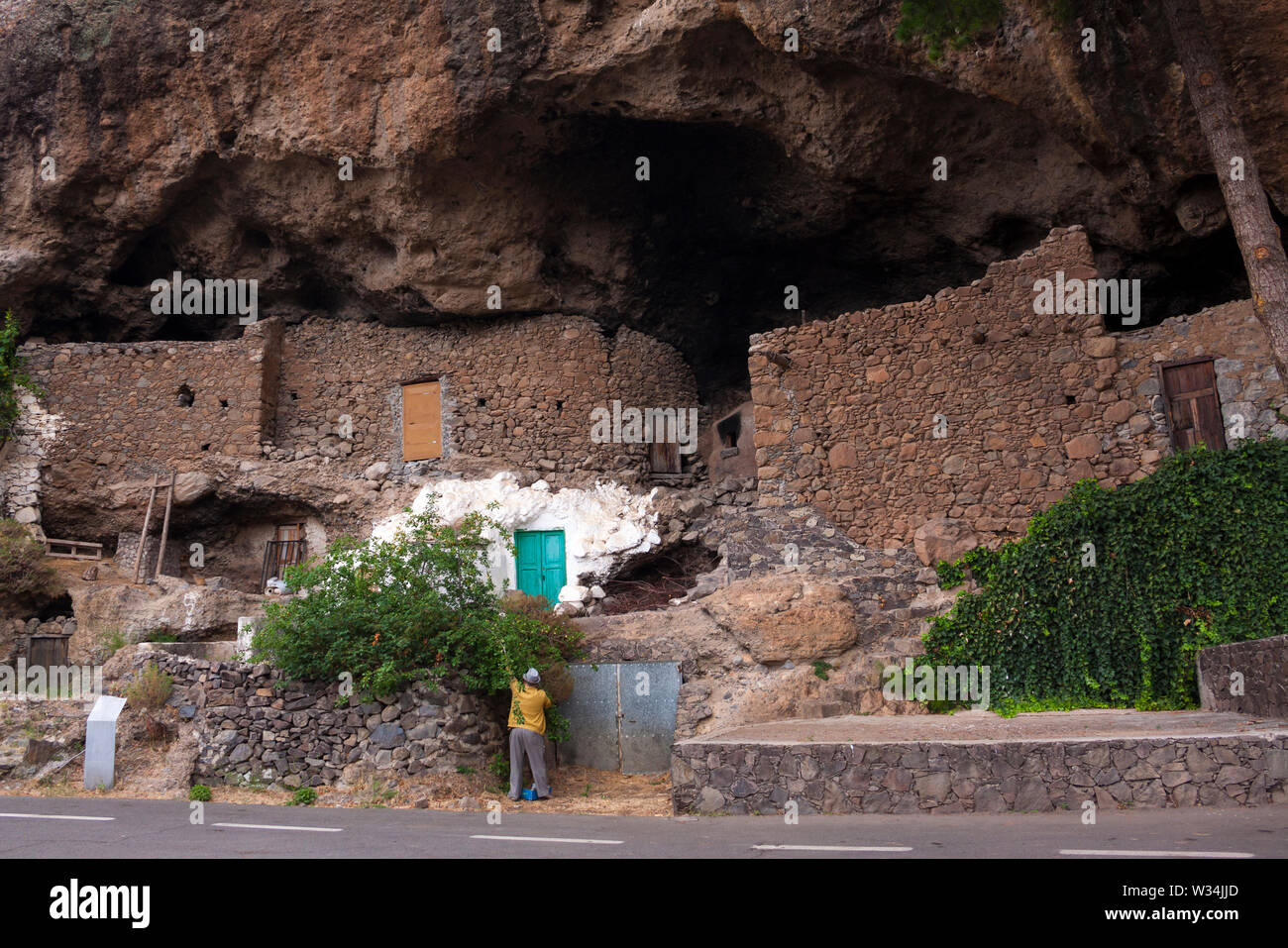 Barranco Hondo de Abajo, Gáldar, Gran Canaria, Spain - Stock Image