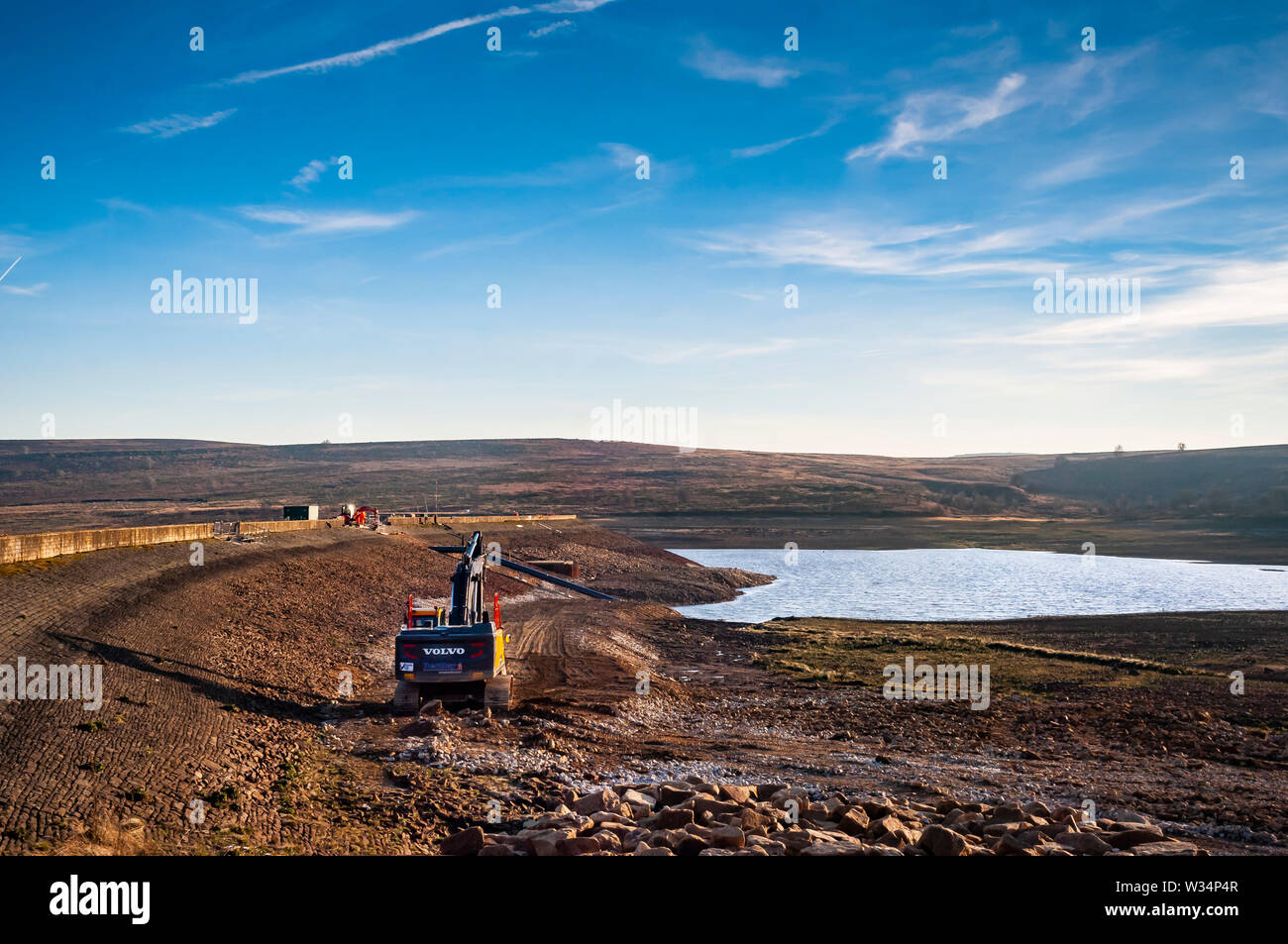 The top reservoir of the Redmires complex near Sheffield, with the