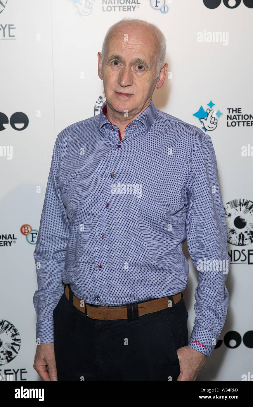 Terry Deary attends a Horrible Histories: The Movie - Rotten Romans Premiere at the BFI Southbank during the Opening Night Premiere in London. Stock Photo