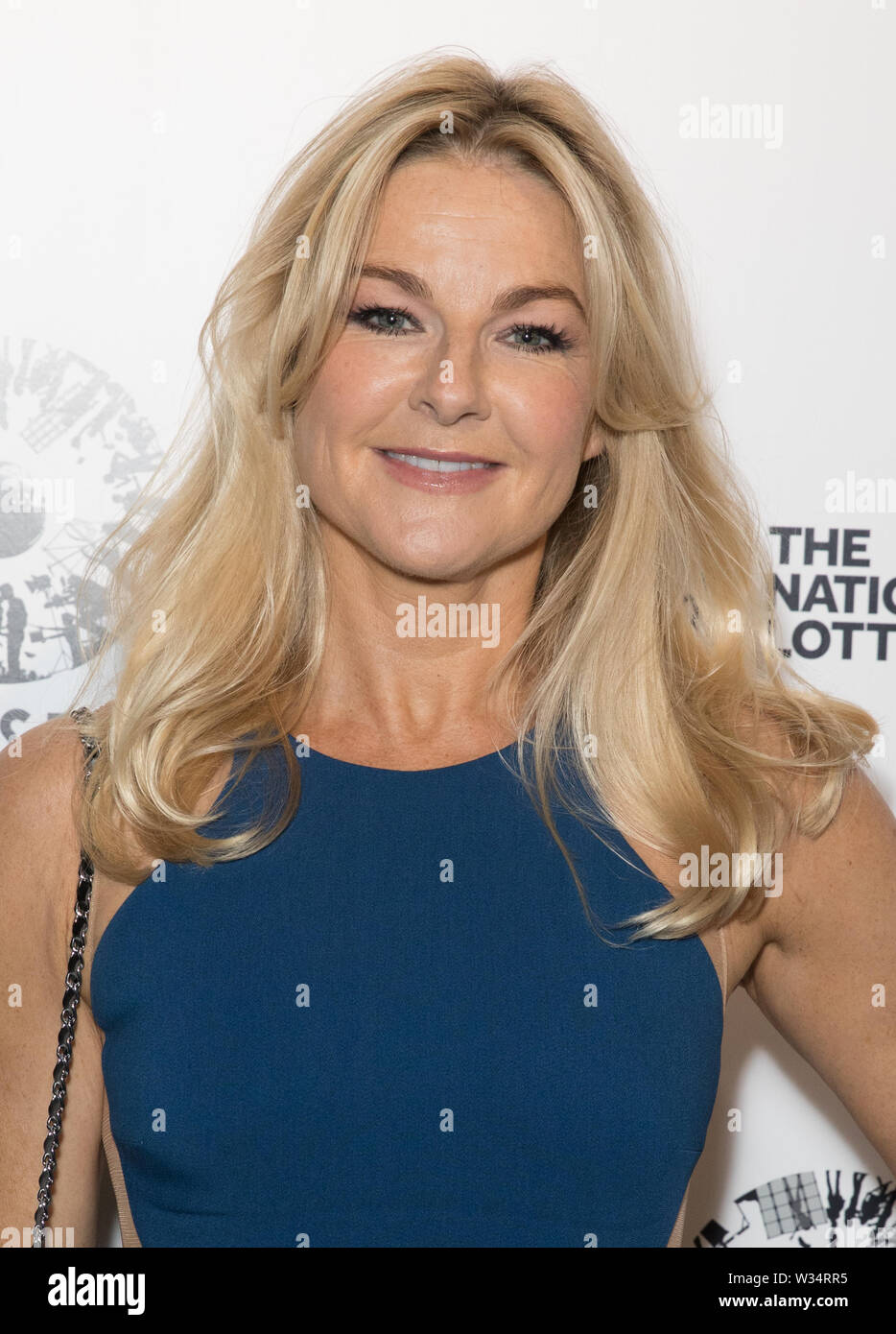 Sarah Hadland attends a Horrible Histories: The Movie - Rotten Romans Premiere at the BFI Southbank during the Opening Night Premiere in London. Stock Photo