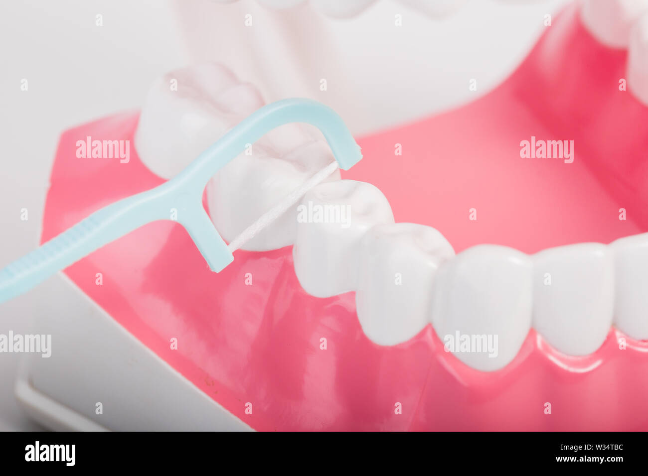 Artificial teeth and floss hires stock photography and images Alamy