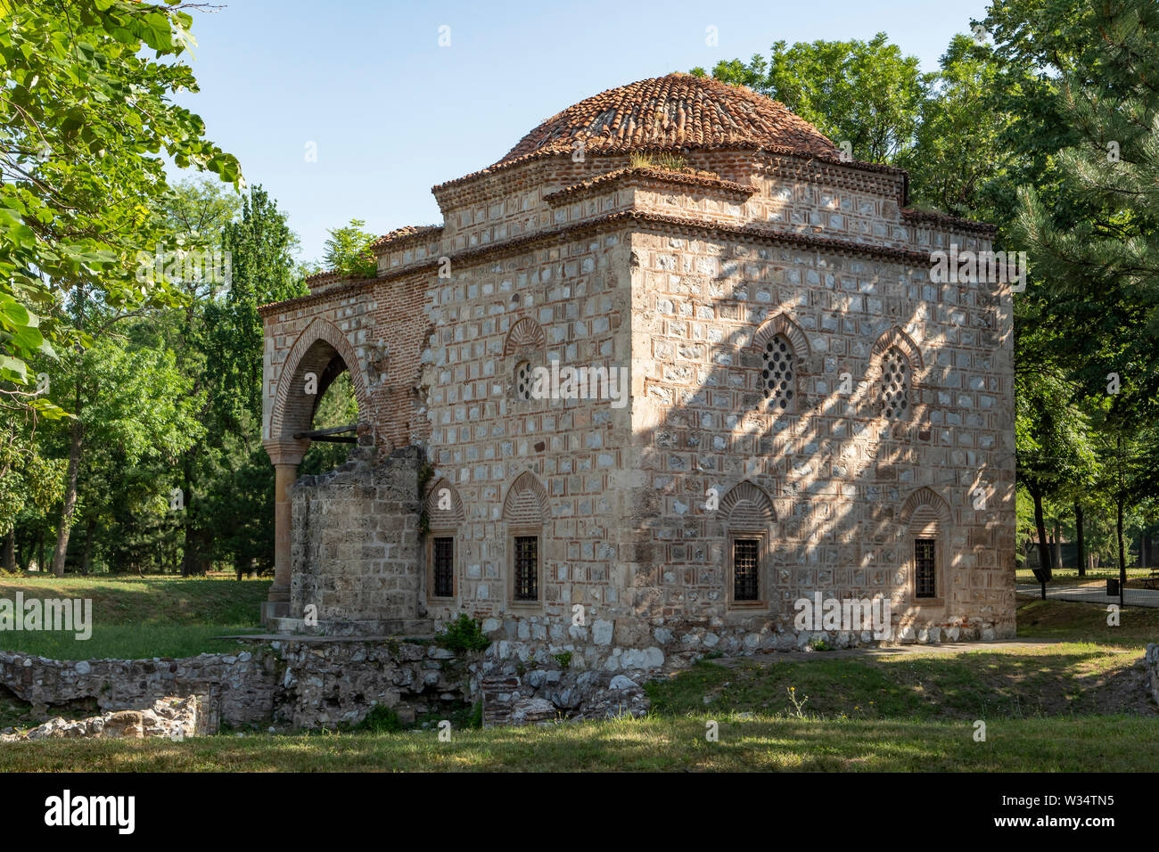 Bali Bey Mosque in the Fortress, Nis, Serbia Stock Photo