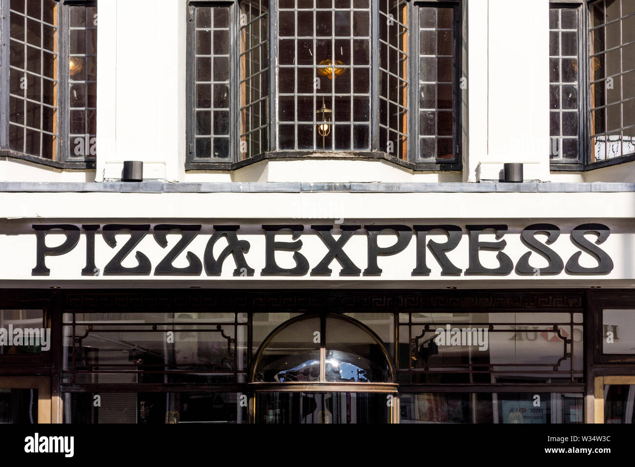 PizzaExpress High Street branch, Stourbridge, West Midlands, UK Stock Photo