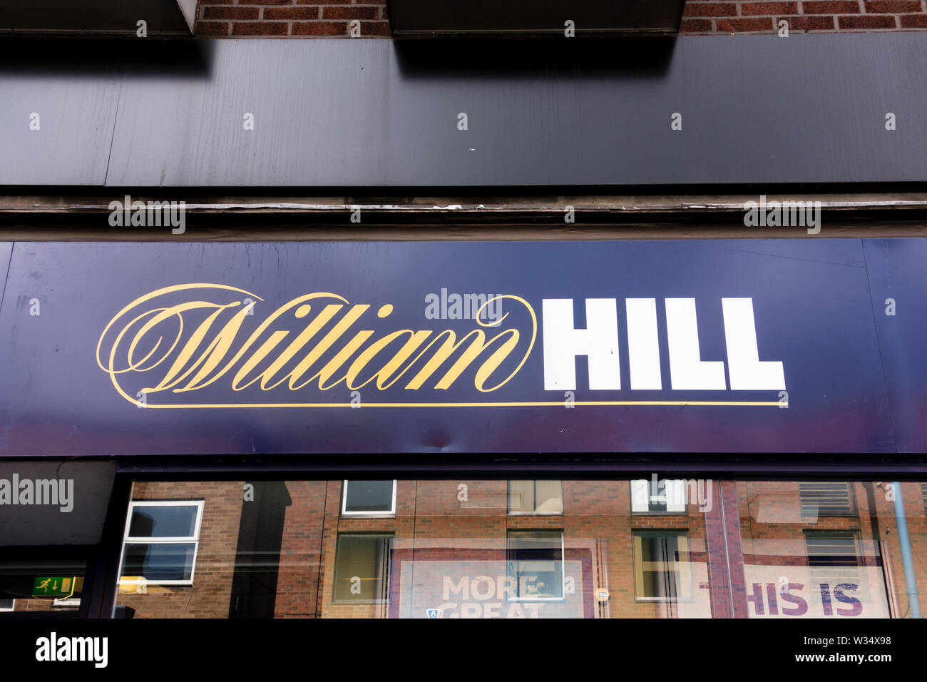 William Hill betting shop, Stourbridge, West Midlands, UK Stock Photo