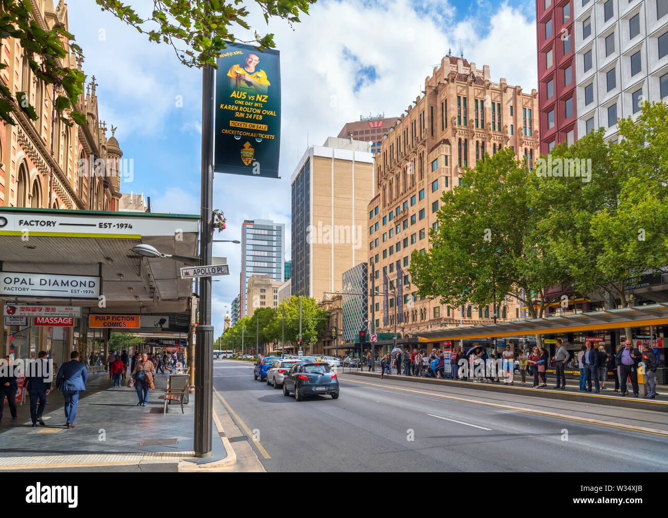 Adelaide street trees hires stock photography and images Alamy