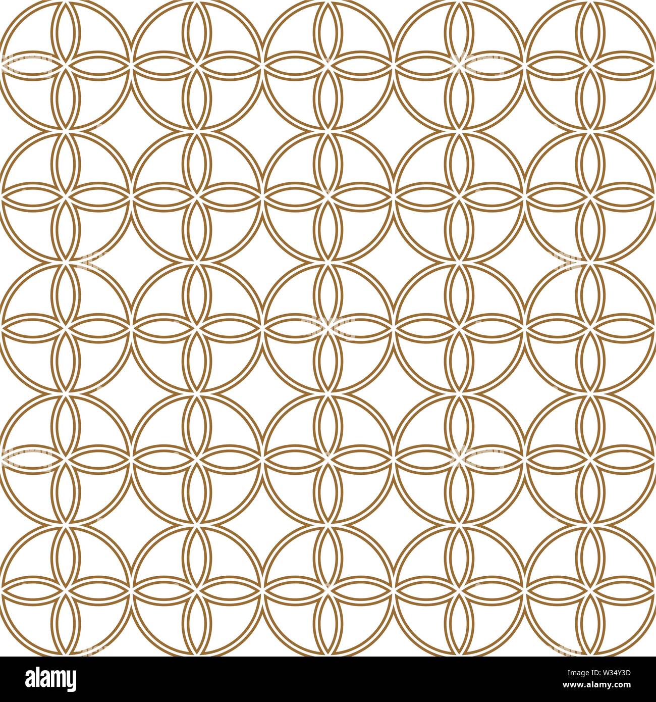 Seamless geometric pattern brown doubled lines on a white background ...