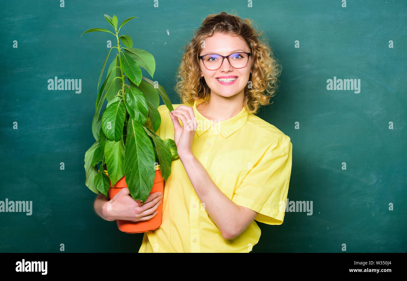 Botany and biology lesson. Botanical expert. Botany education. Greenery