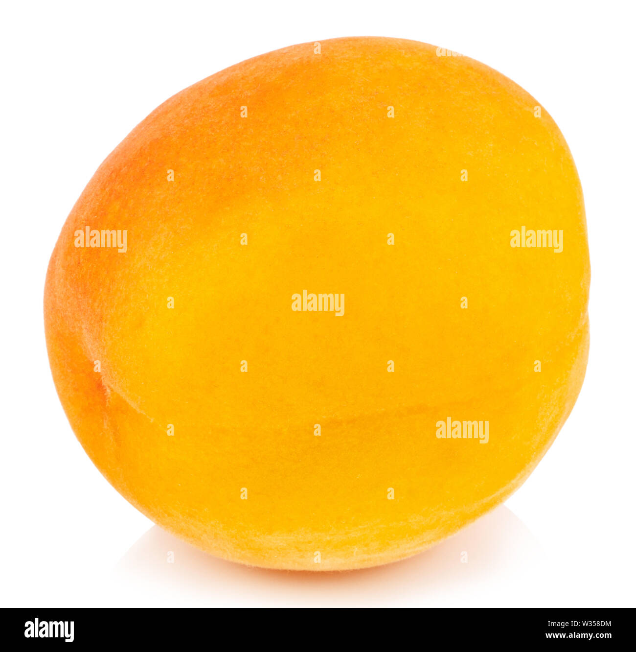 Apricot isolated on white background. Clipping Path Stock Photo - Alamy
