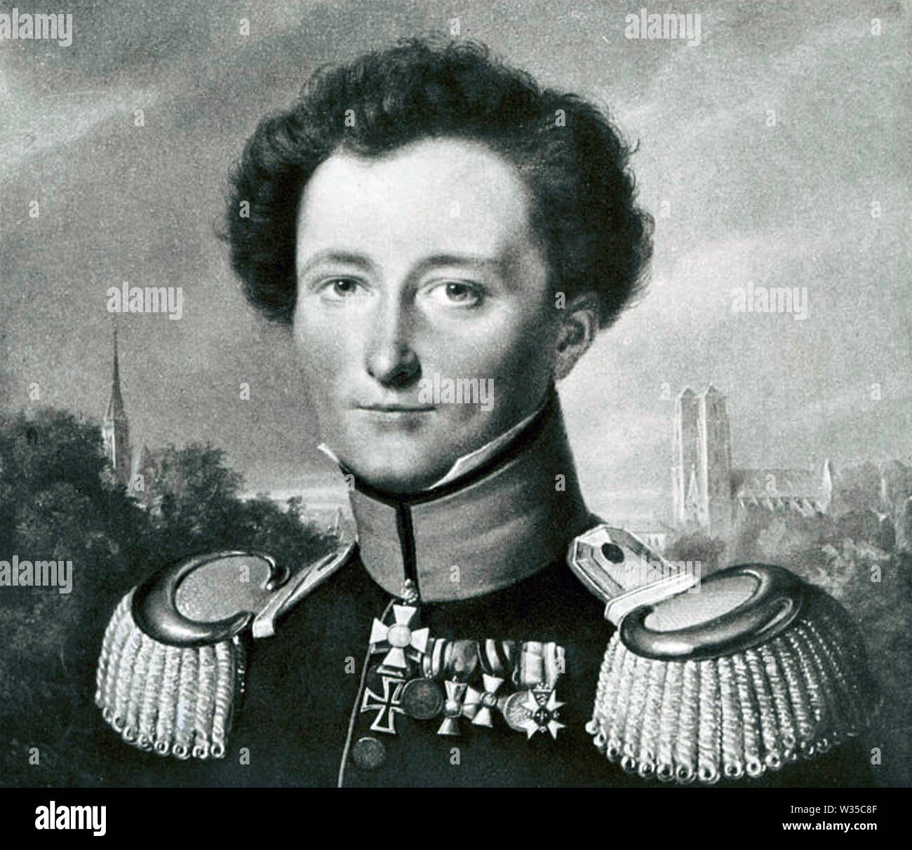 CARL von CLAUSEWITZ (1780-1831) Prussian general and miltary theorist Stock Photo