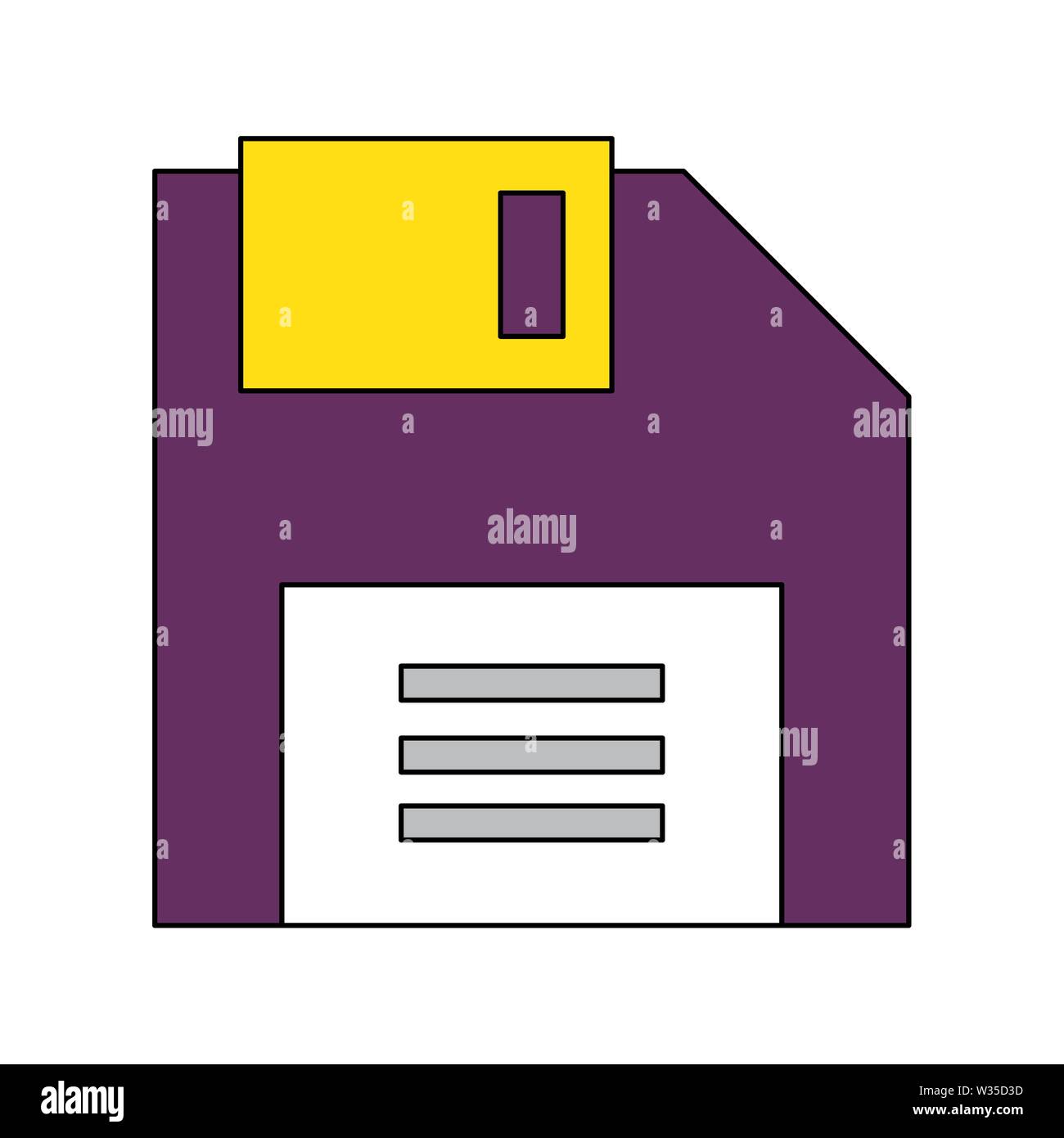 computer floppy obsolete diskette cartoon Stock Vector Image & Art - Alamy