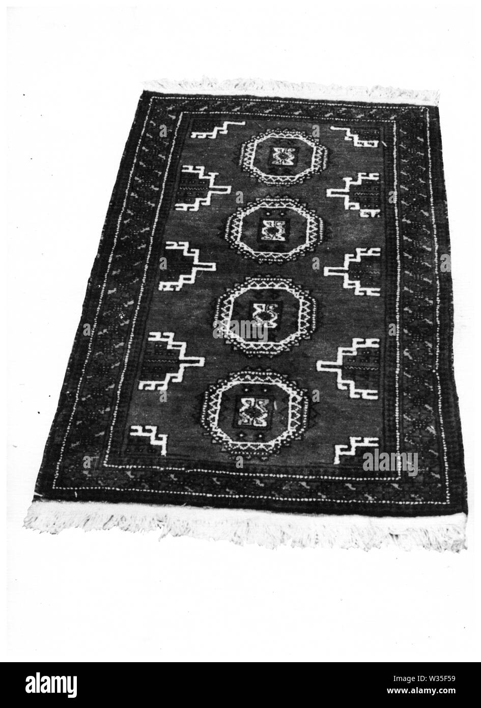 Carpet. Picture used by trainers during literacy courses, Lyon, France Stock Photo