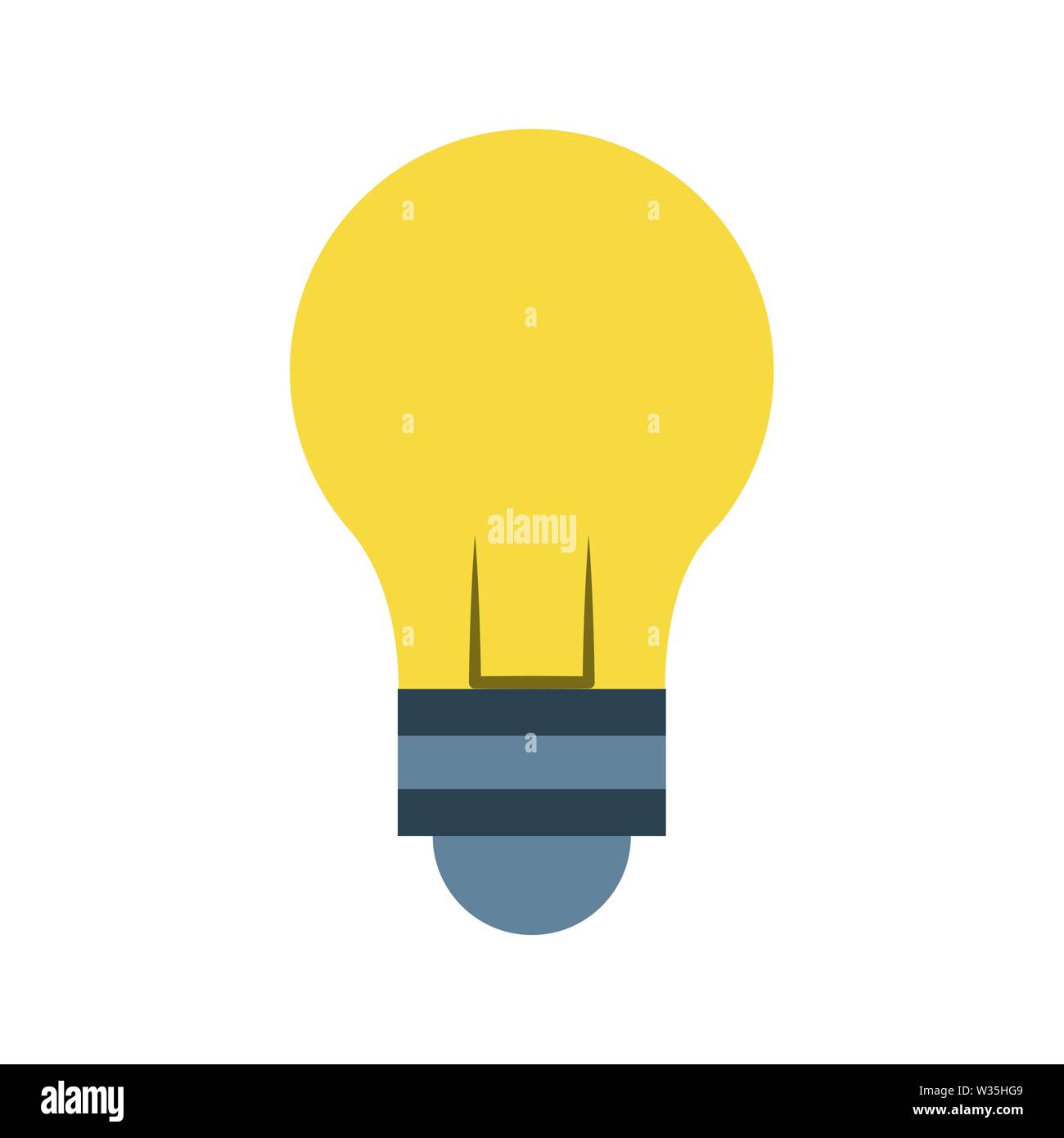 lightbulb idea lamp symbol cartoon Stock Vector Image & Art - Alamy