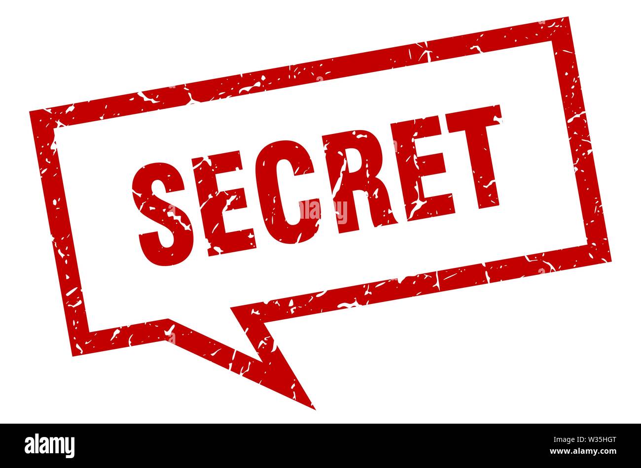 Hidden Sign Rectangle secret sign. secret square speech bubble. secret Stock Vector Image ...
