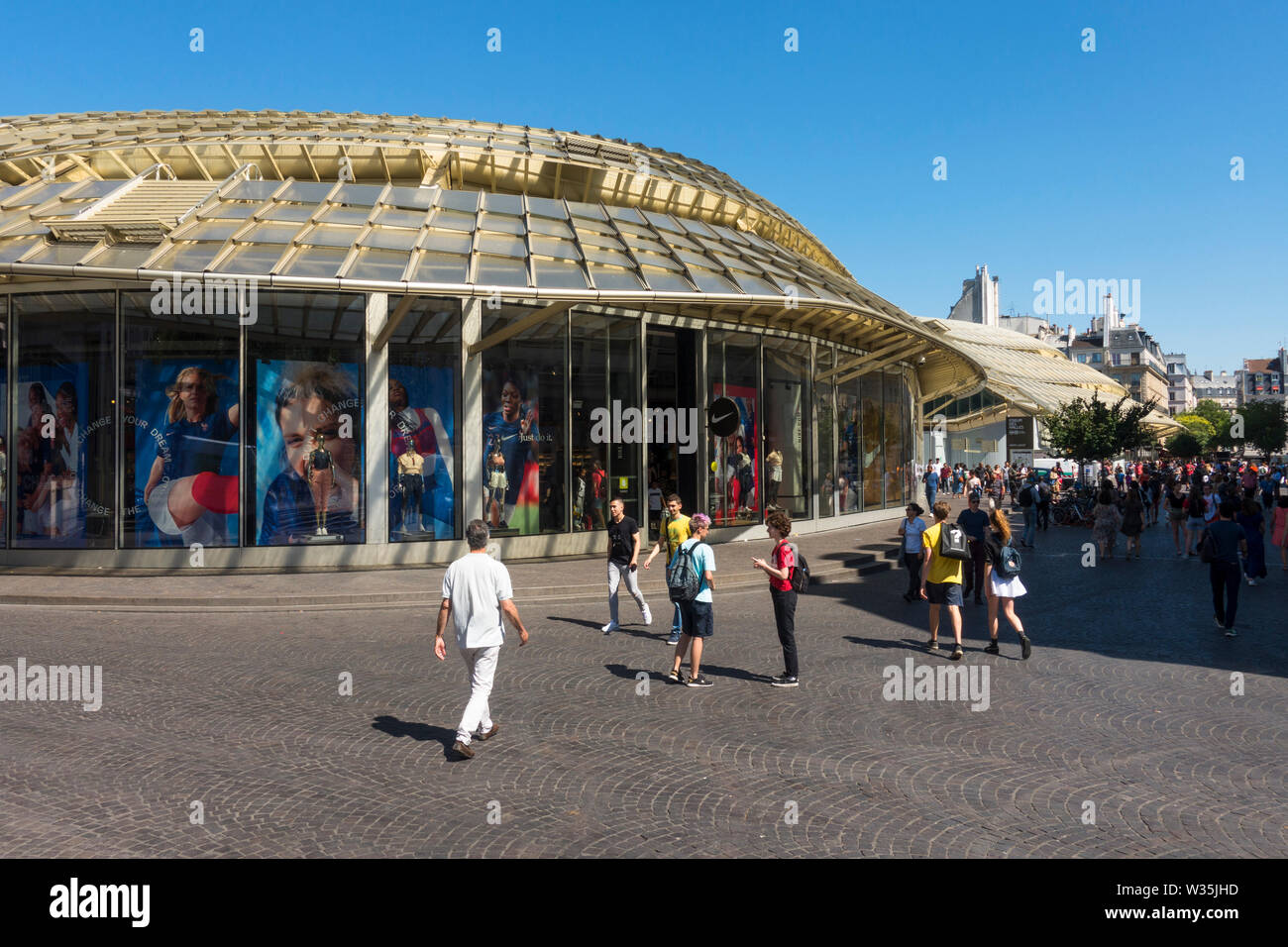 Forum des Halles shopping centre in Les Halles Paris France Stock Photo