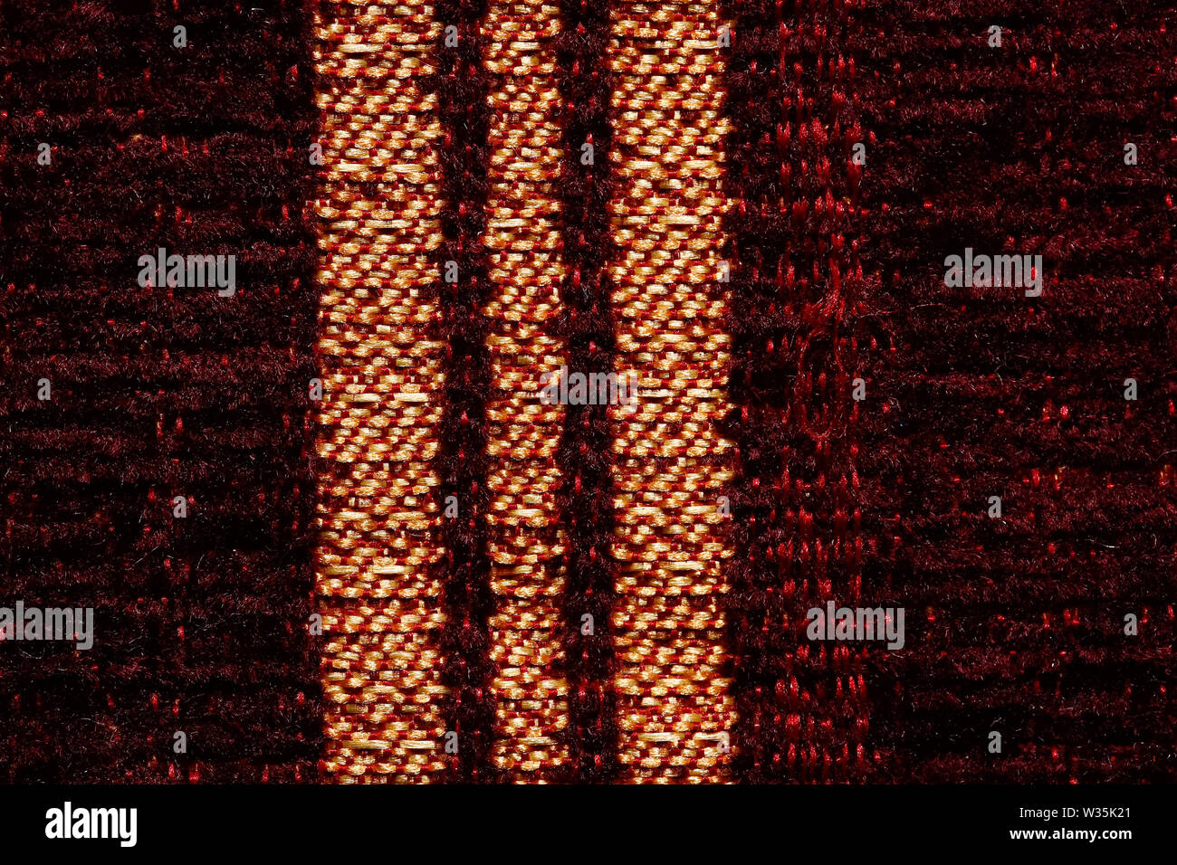 Saturated dark cherry fabric texture. High quality texture in extremely high resolution. Stock Photo