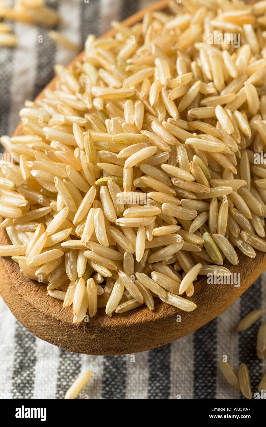 Dry Organic Indian Basmati Rice Ready to Cook Stock Photo Alamy