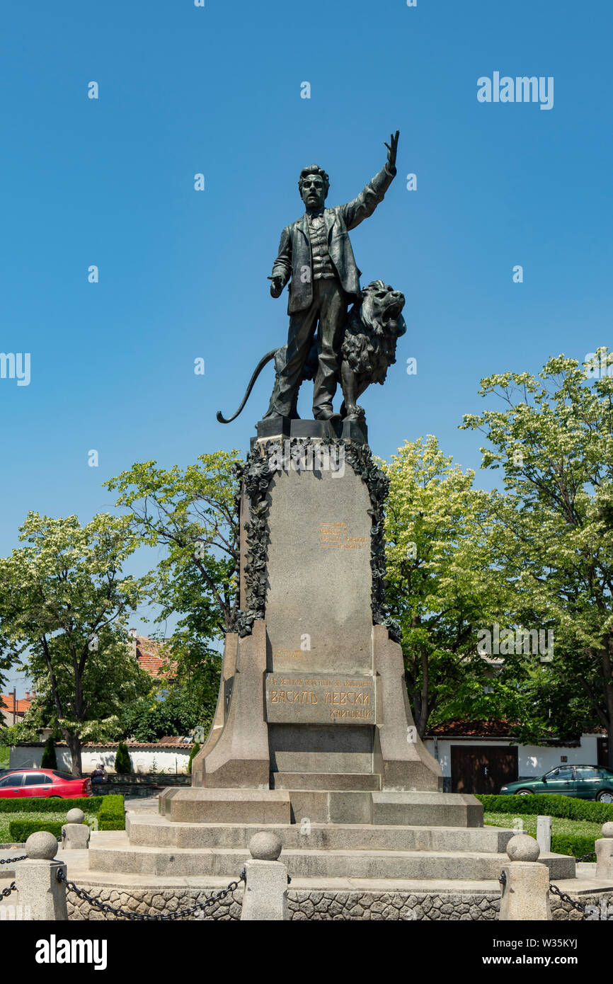Monument of Vasil Levski, Karlovo, Bulgaria Stock Photo