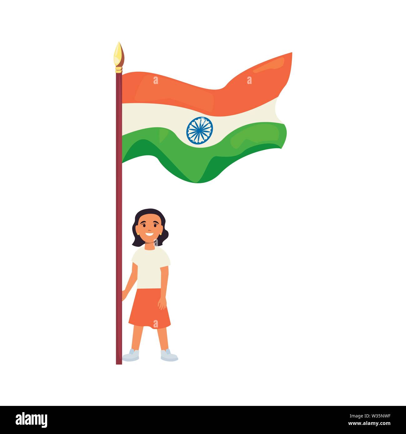 Flag of India Pop Art Vector Illustration, Vectors | GraphicRiver