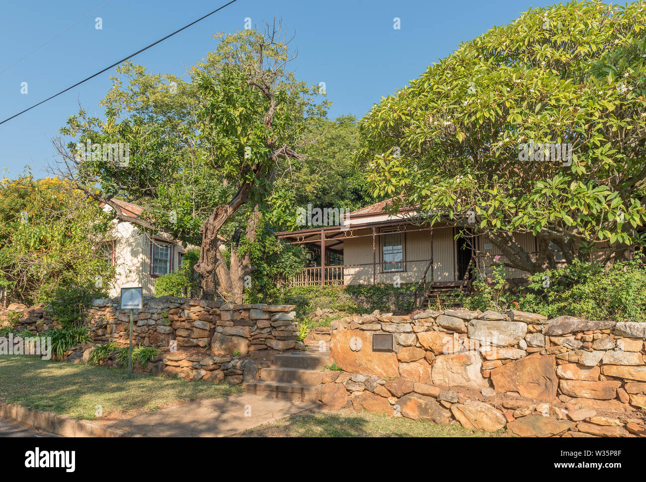 BARBERTON, SOUTH AFRICA MAY 2, 2019 The historic Stopforth House in