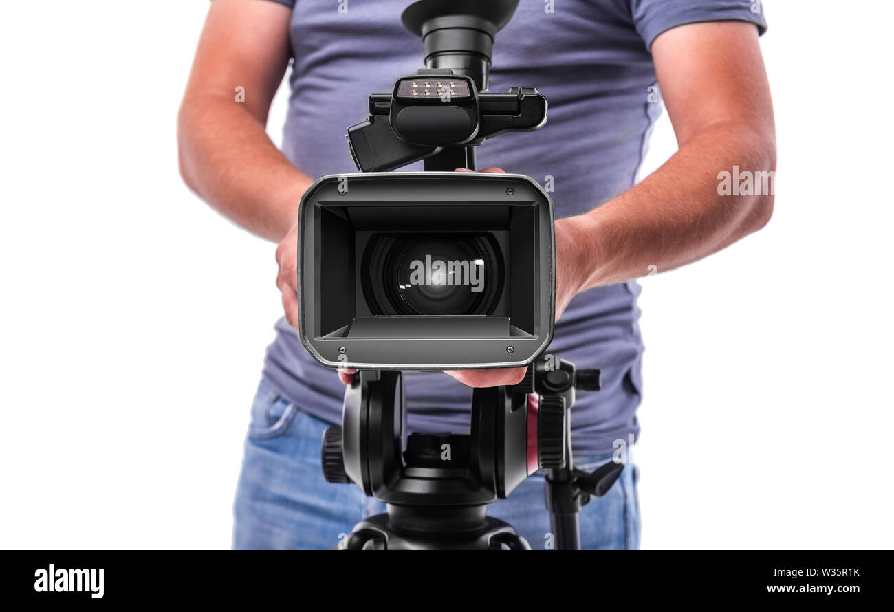 Studio camera operator hi-res stock photography and images - Alamy