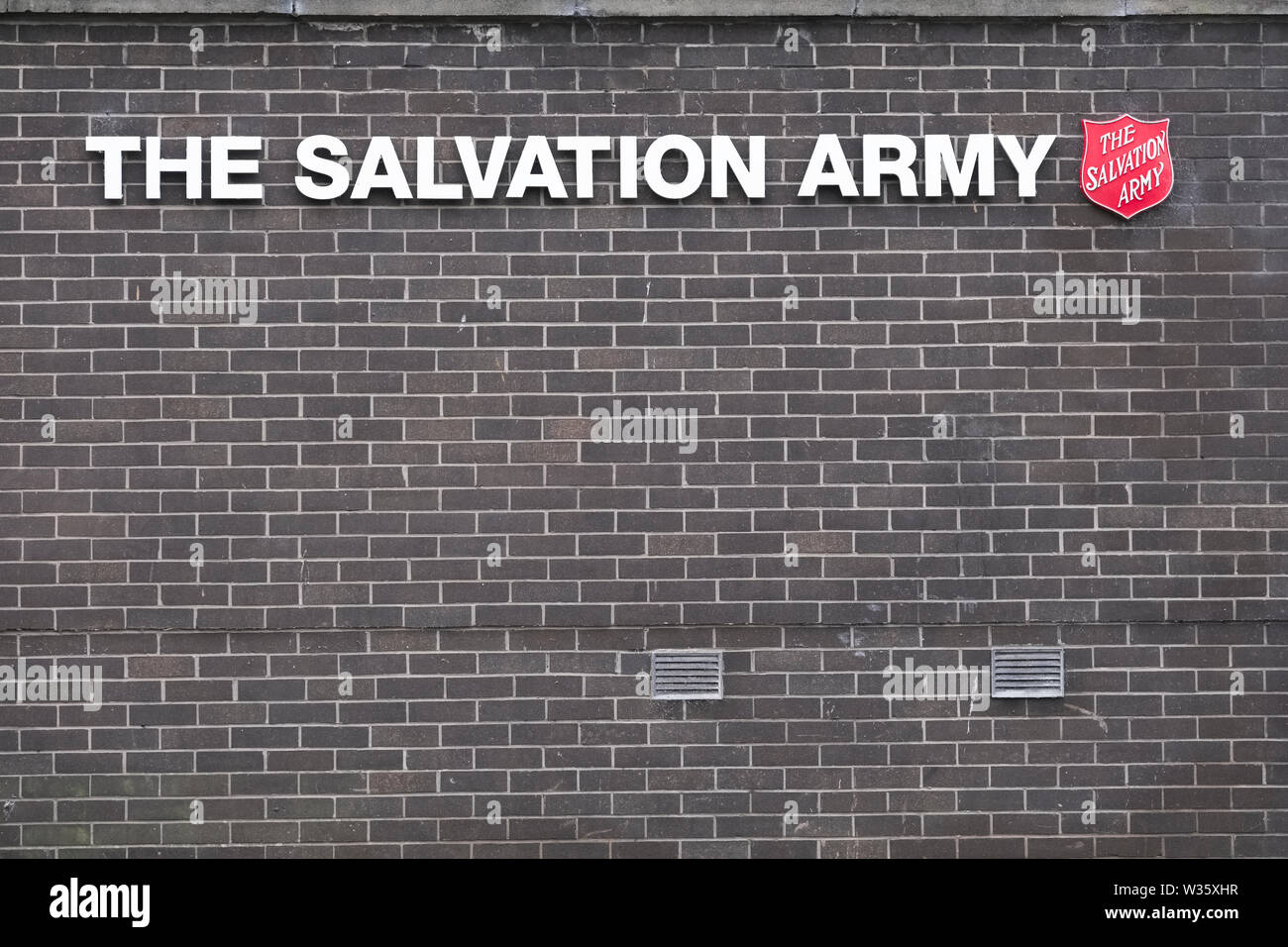 Paisley, Renfrewshire / Scotland July 11th 2019 The Salvation Army