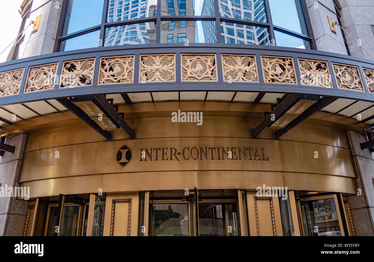 Intercontinental Hotel In Chicago Chicago Usa June 11 2019 W35Y8Y 