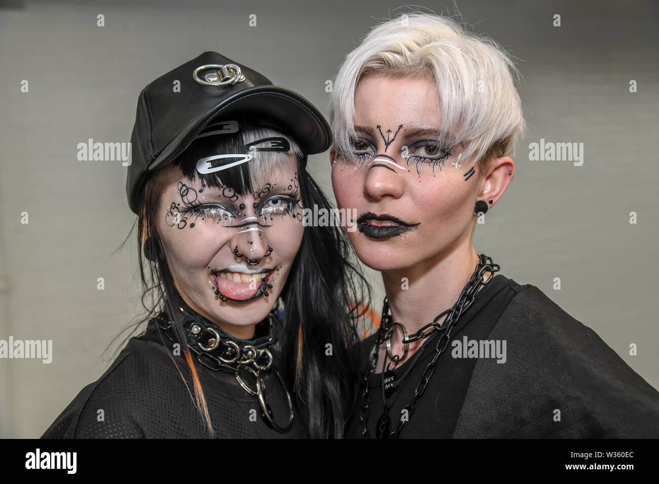 London, UK. 12th July, 2019. Hyper Japan Festival 2019, which features shopping, entertainment, cosplay, fashion and food from Japan on 12 July 2019, Olympia London, UK. Credit: Picture Capital/Alamy Live News Stock Photo