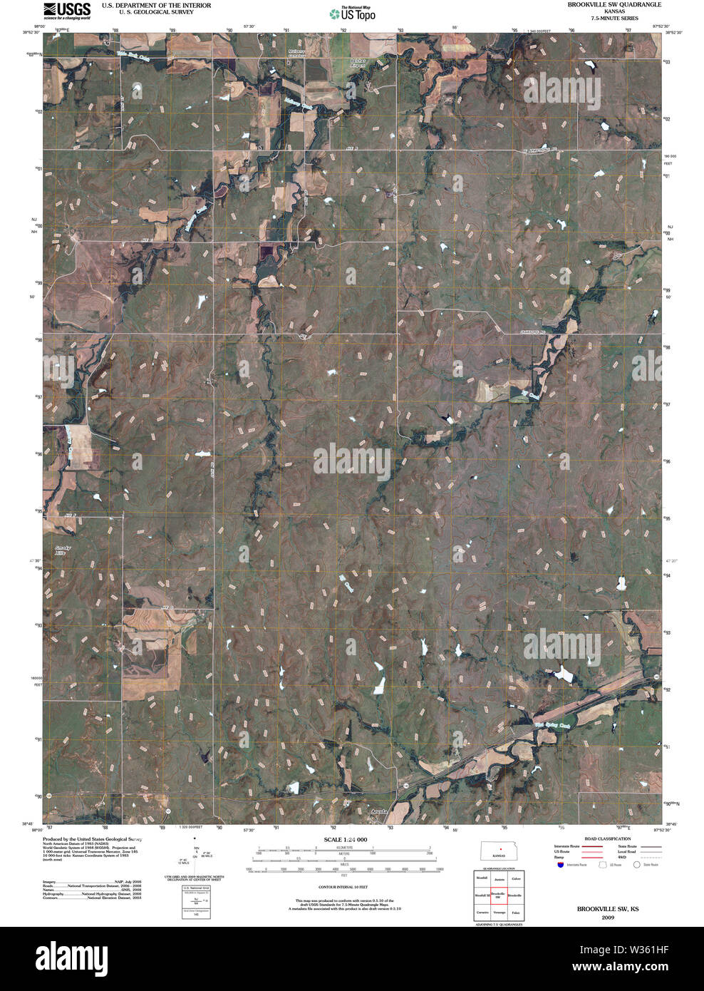 Map of brookville hires stock photography and images Alamy