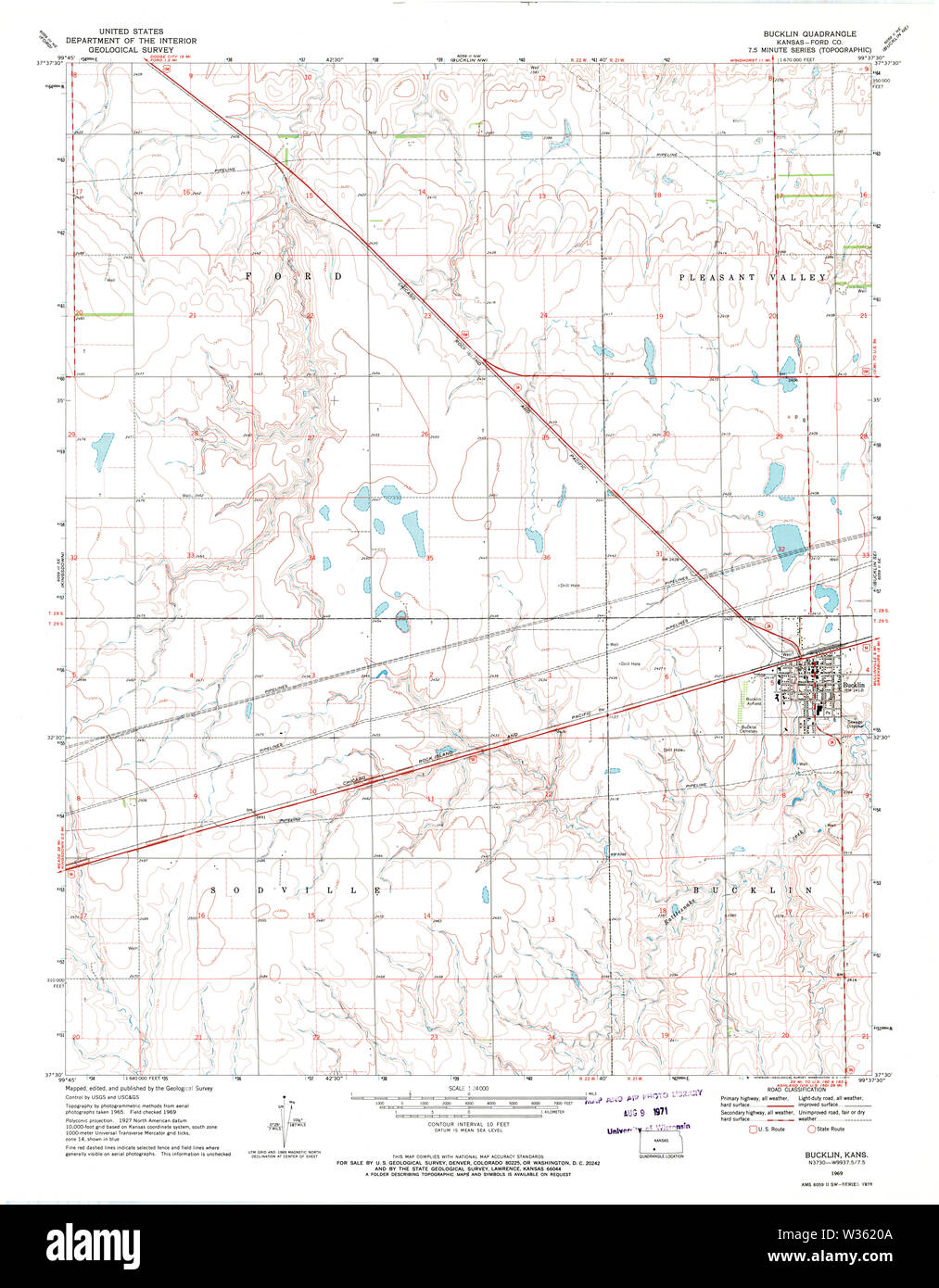 Bucklin kansas map Cut Out Stock Images & Pictures Alamy