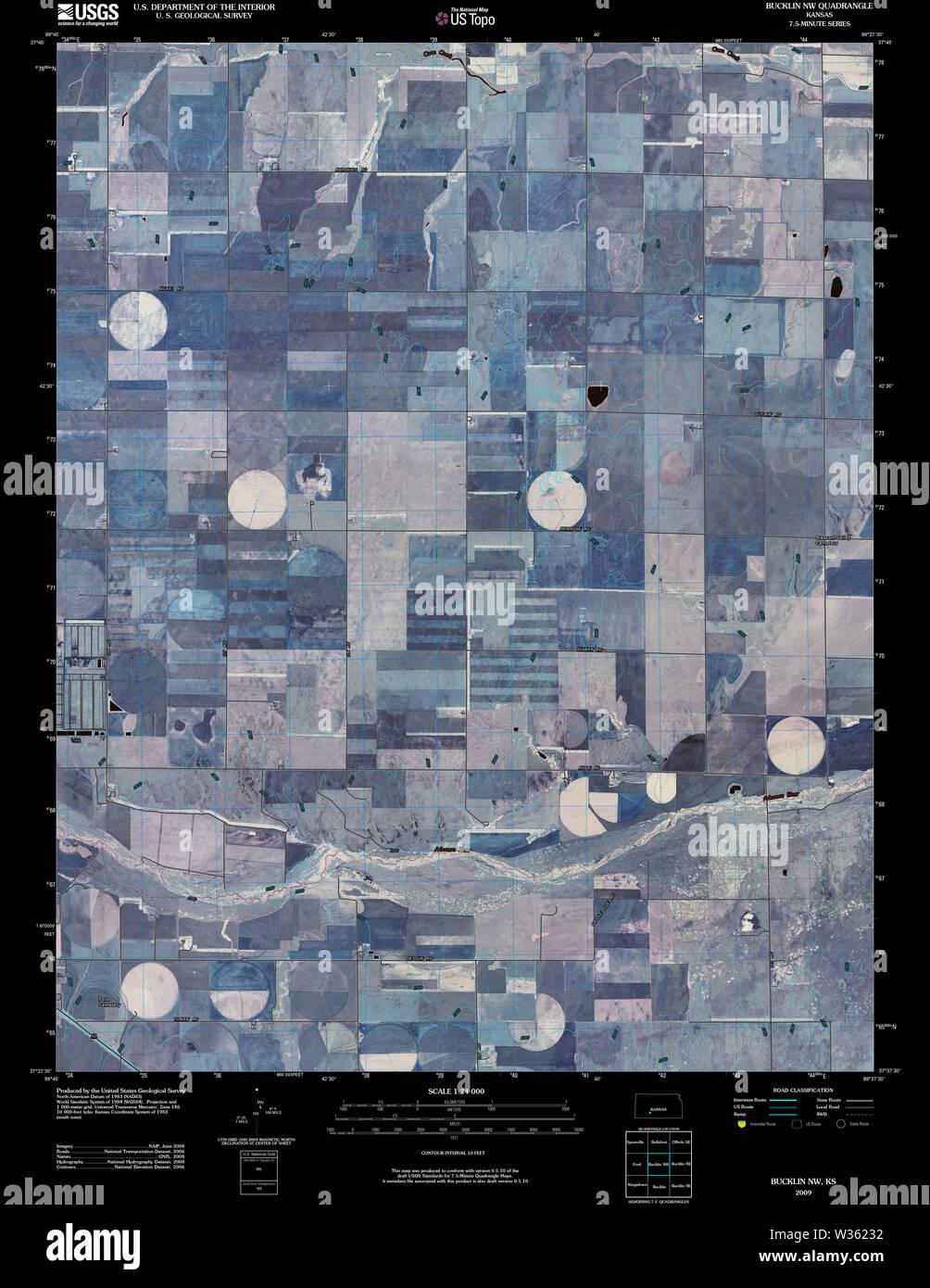 Bucklin kansas map hires stock photography and images Alamy